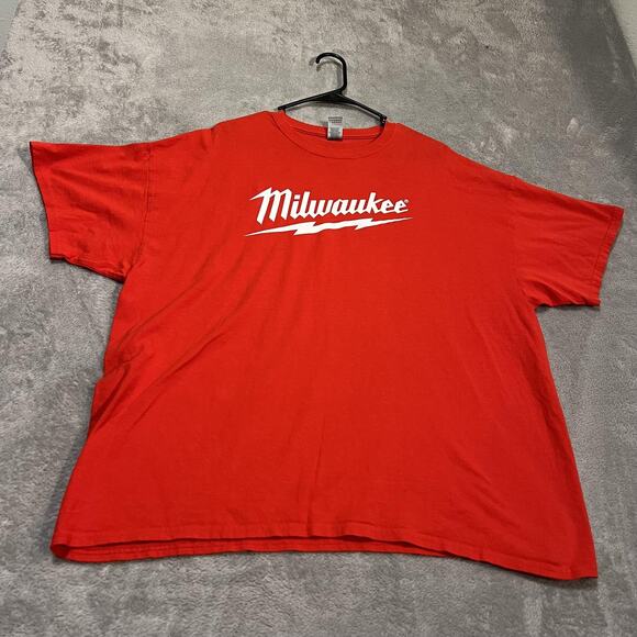 Milwaukee Tools Shirt Mens 2XL Red M12 FUEL Driven To Outperform Graphic Promo